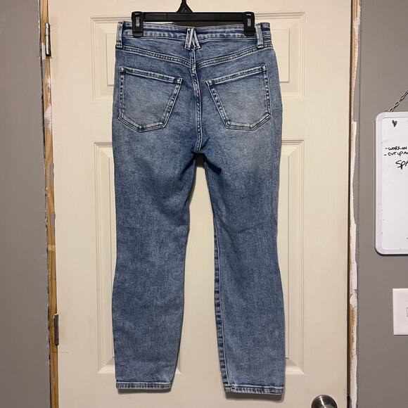 LC Lauren Conrad Light Wash Skinny Ankle Jeans Size 6 Mid Rise Stretch Denim - Picture 7 of 12